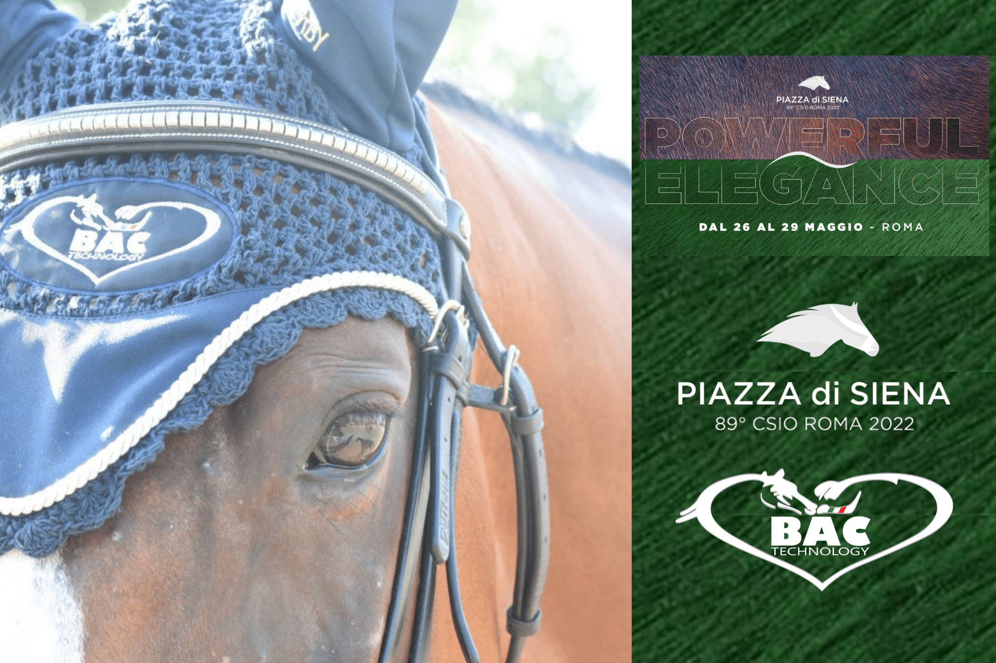 BAC Technology a Piazza di Siena 2022 con il Physio Point e i terapisti per i cavalli
